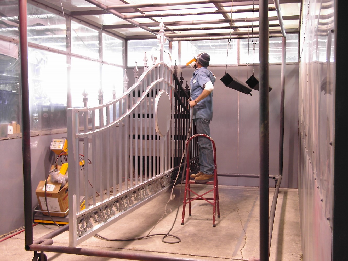 Protect your wrought iron fence with powder coat